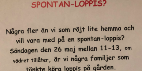 spontanloppis