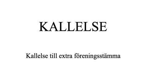 Extra stämma