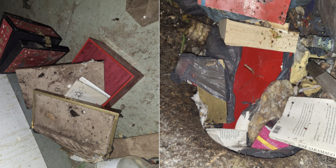 Fel saker i sopnedkastet