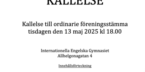 Kallelse 2025